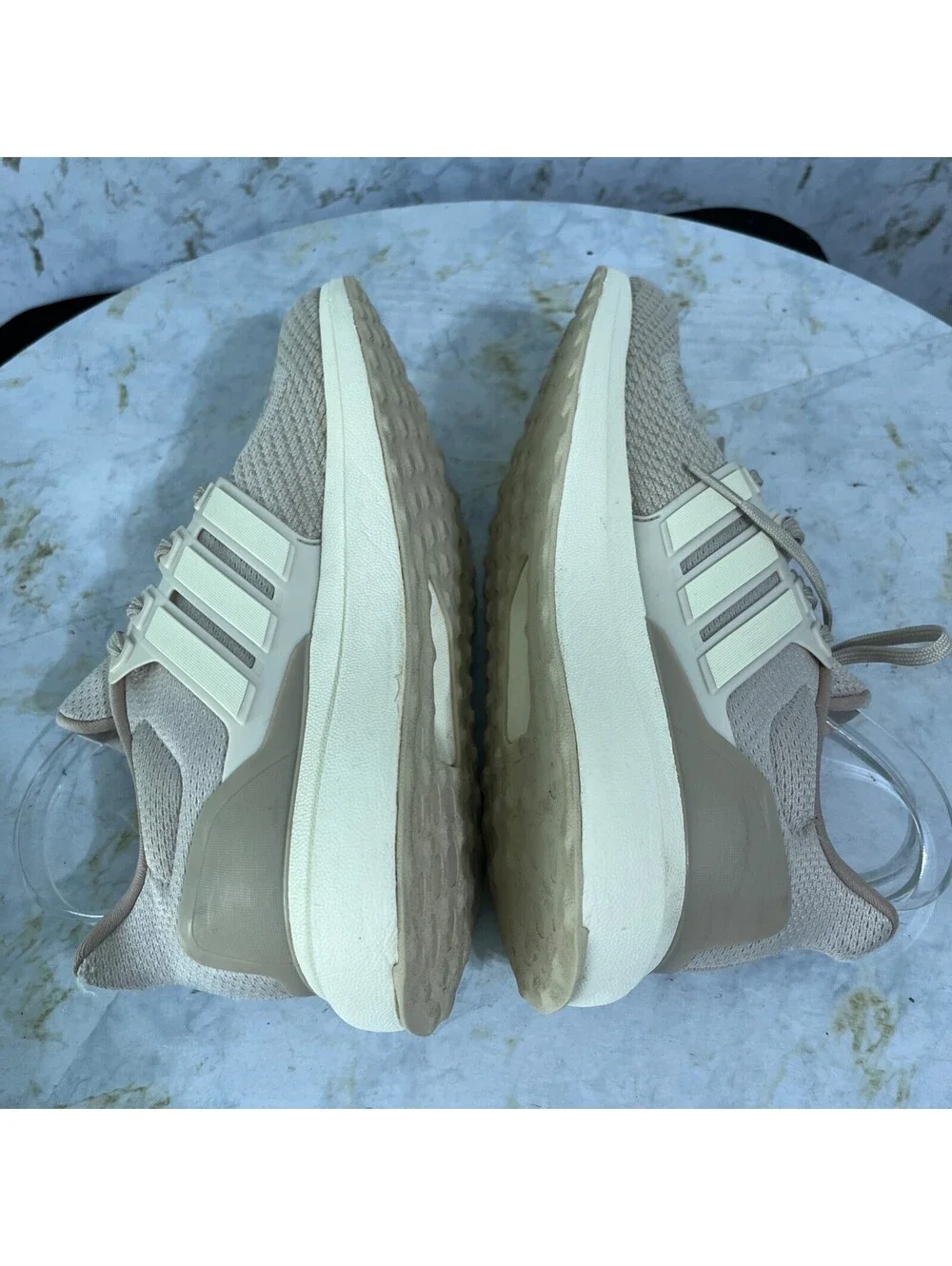 Adidas UltraDream DNA Mens Size 7.5 Running Shoes Beige Athletic Trainer Sneaker